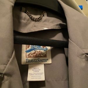TravelSmith Trench Coat Men’s Regular Large